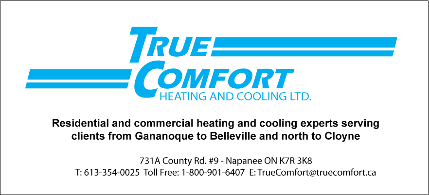 the true comfort heating and cooling logo